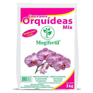 Substrato p/ Orquídeas 1kg Mix Composto Fibra de Coco, Pinus