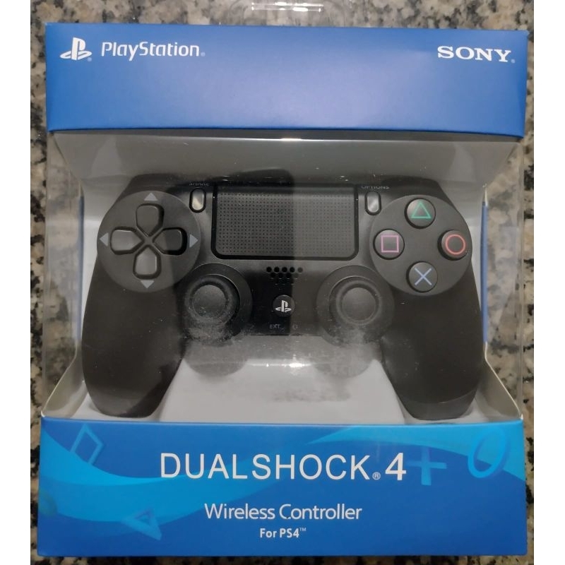 Controle Sem Fio Original Dualshock 4 Wireless Controller - Jet Black (Preto)