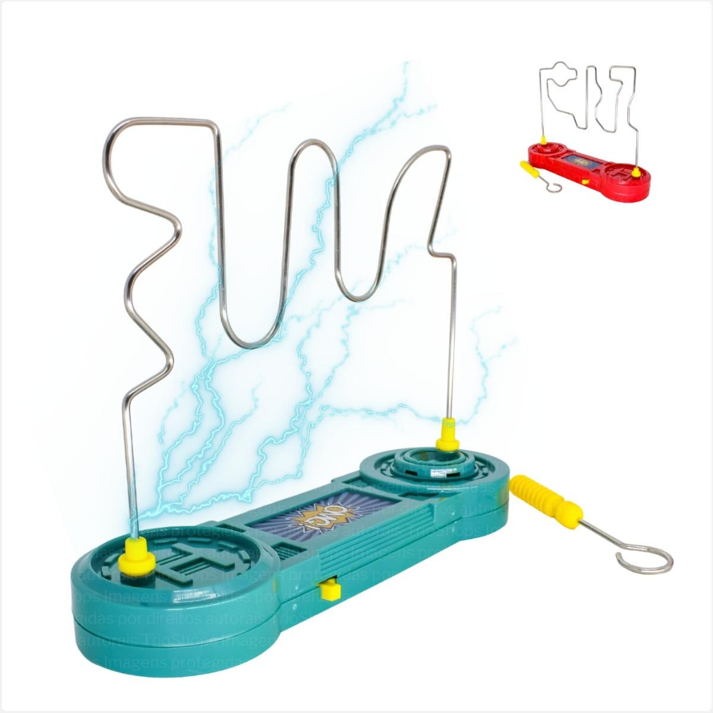 Jogo Desafio Do Choque Labirinto Som e Luz Divertido Educacional Criativo Brinquedo Infantil