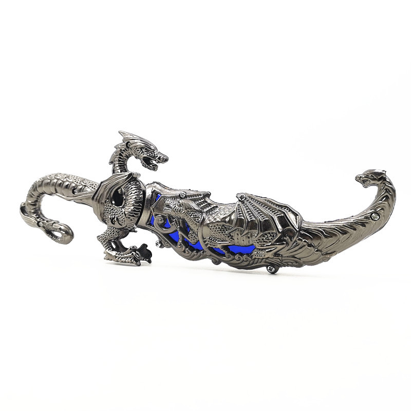 Faca Dragão Artesanal em Aço Inox 5 Polegadas cabo Zamac afiada