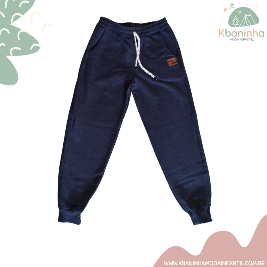 Calça Moletom Juvenil - Moda Brás