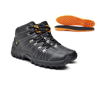 Bota Masculina Caterpillar 1600 em Couro Legítimo Promoção Relâmpago