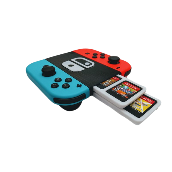 Suporte Controle Joy Con com Porta Jogos Nintendo Switch Games