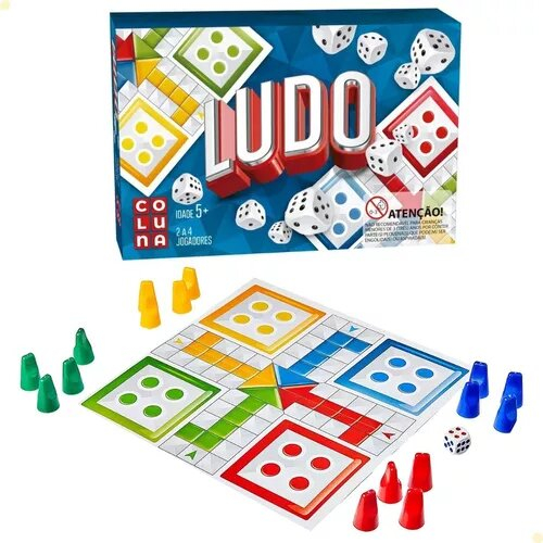 Jogo De Tabuleiro Ludo - Coluna 2201