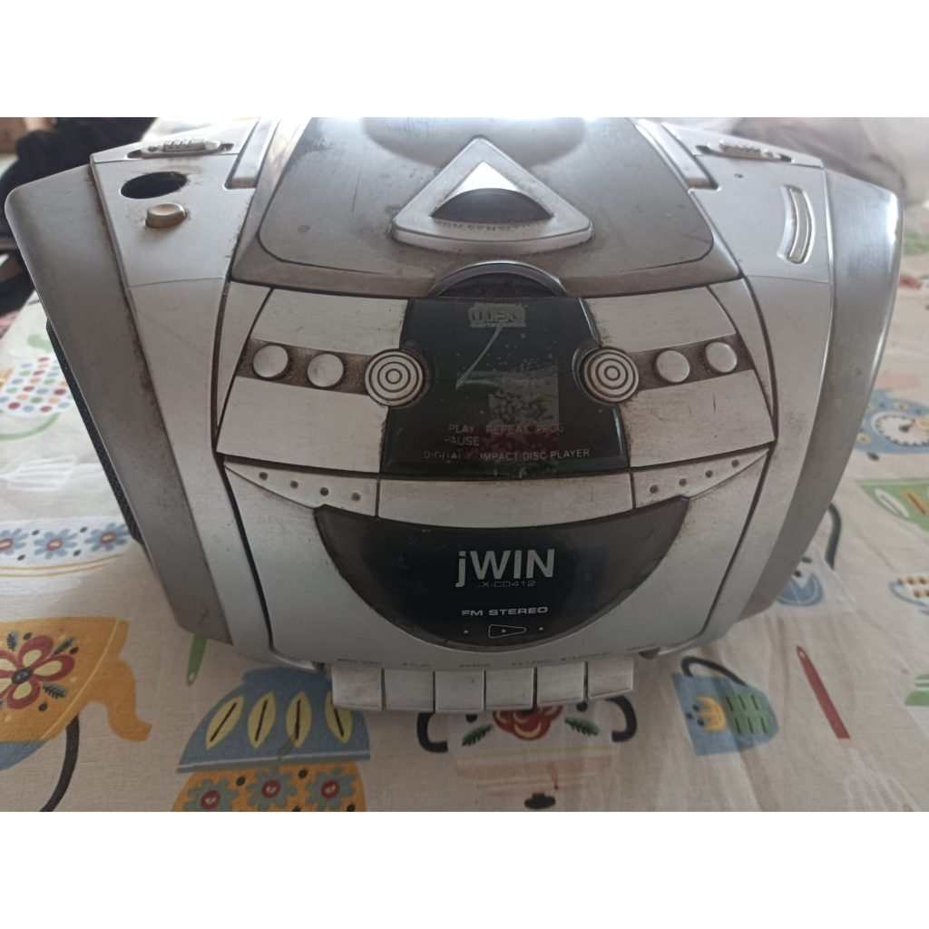Rádio Portátil Jwin - Mod. Jx-cd412 (lê Anúncio) | Shopee Brasil