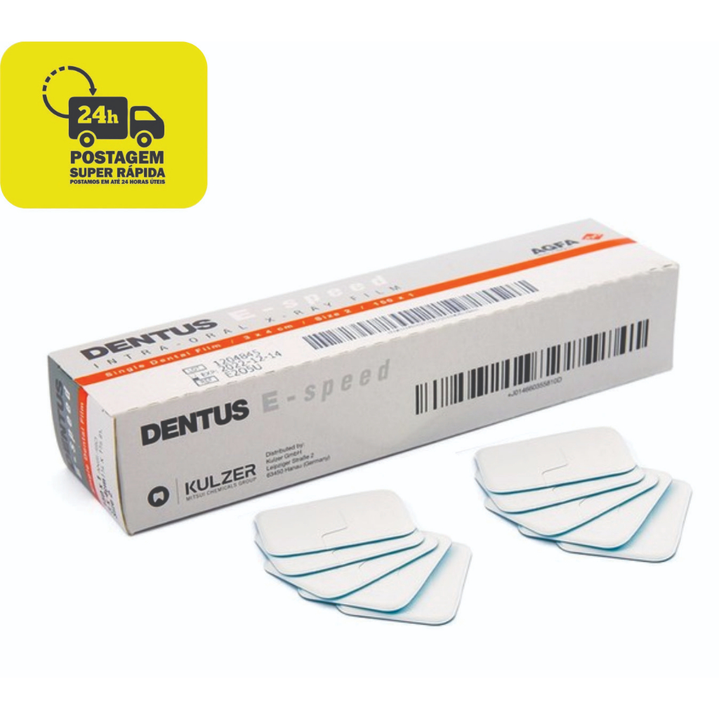 Filme Radiográfico AGFA Dentus E-Speed - Kulzer - 10 Películas