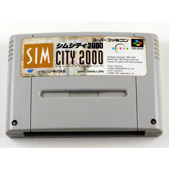 Sim City JR - Famicom Super Nintendo - JP Original ( USADO ) | Shopee ...