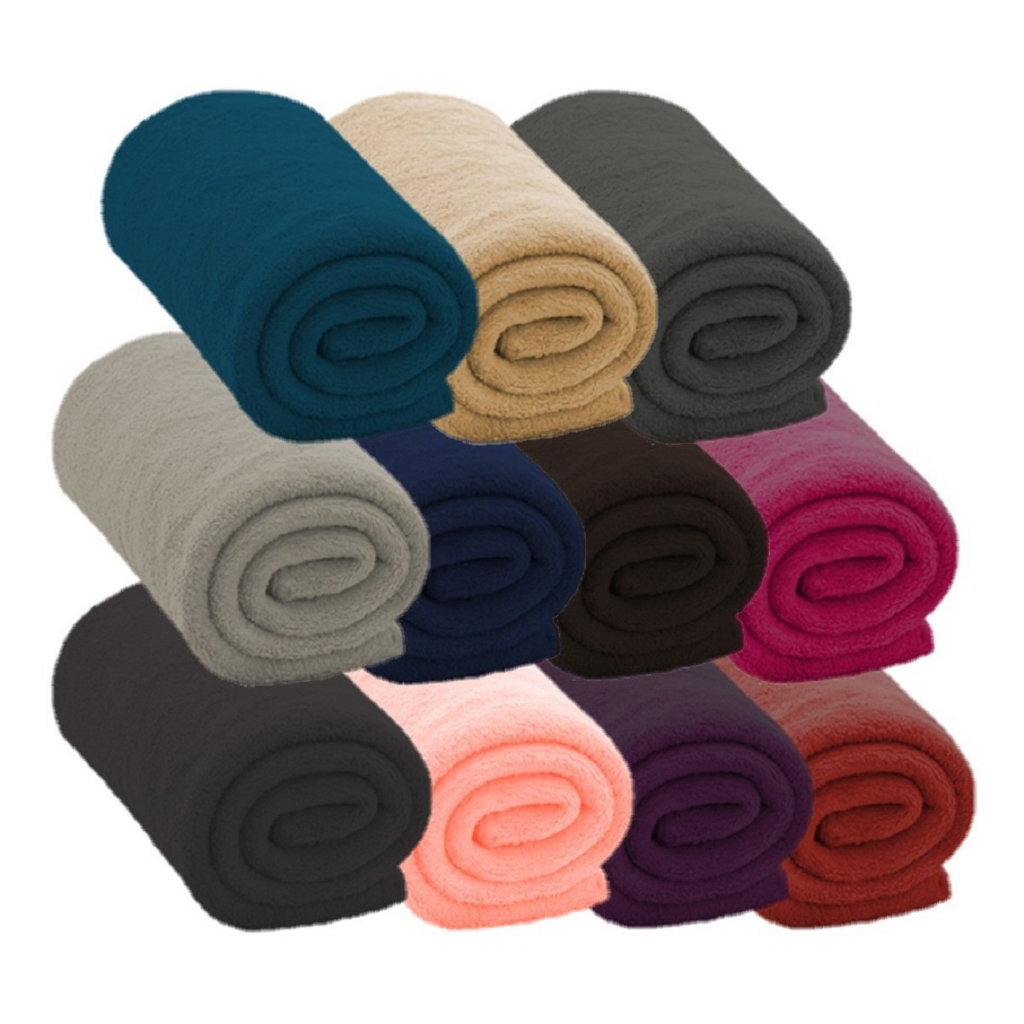 Manta Microfibra Lisa Solteiro Cobertor Soft Macia 1 X 1,80m