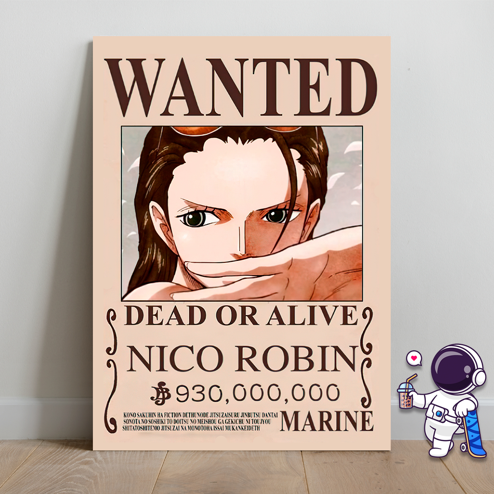 ONE PIECE WANTED - PLACA DECORATIVA 20X28CM | Shopee Brasil