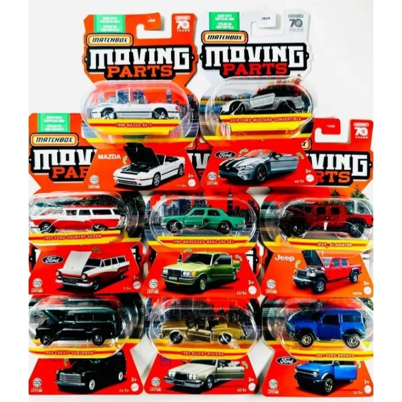 Matchbox Carrinho Moving Parts - Mattel