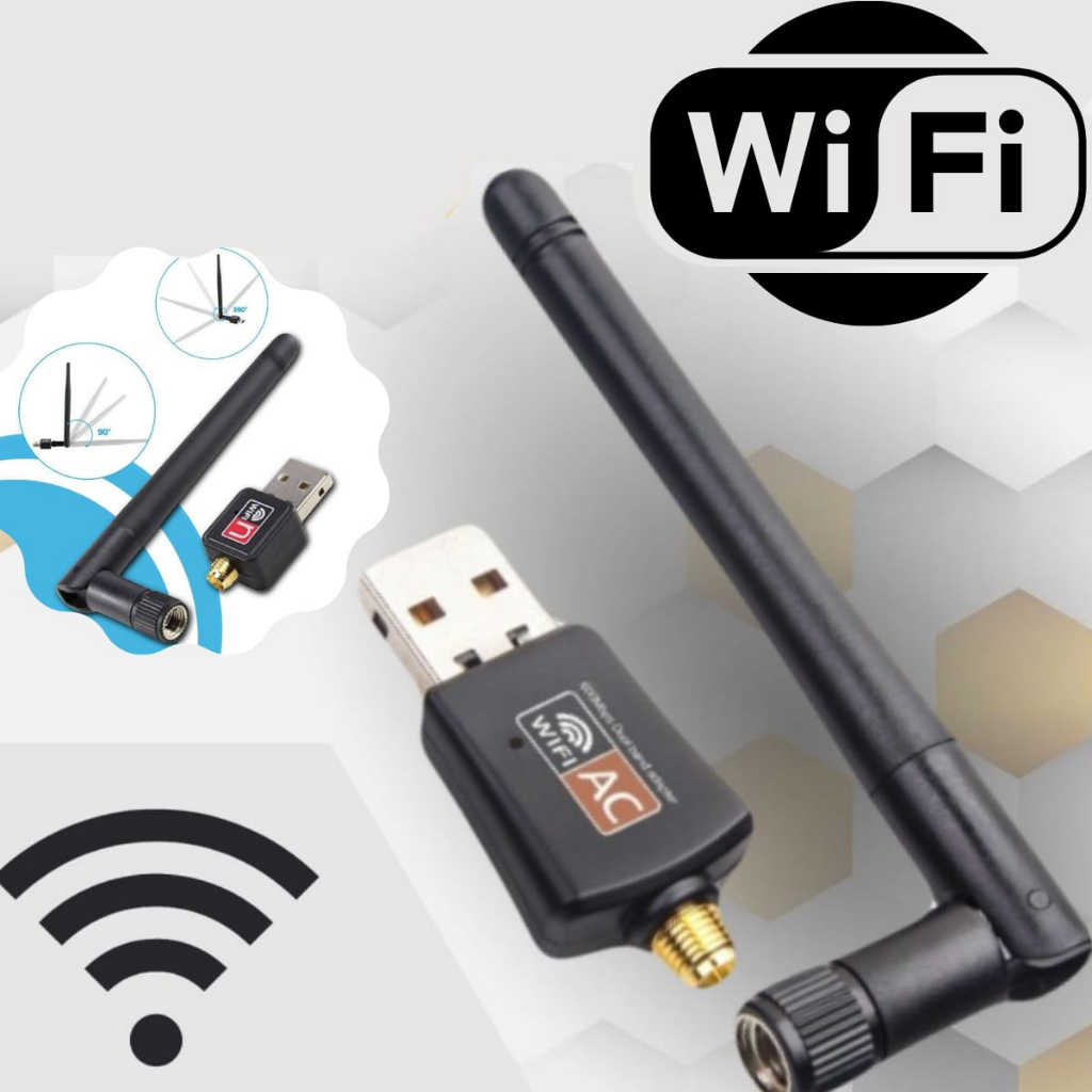 Adaptador Wifi Receptor Antena Wireless Usb 1200mbps Pc E Notebook Tv -  Antena Usb Wifi - Equipamento de Rede / Wi-Fi - Magazine Luiza