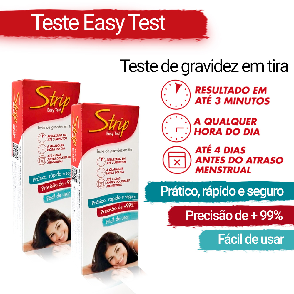 EASY TEST- TESTE DE GRAVIDEZ - Ultrafarma