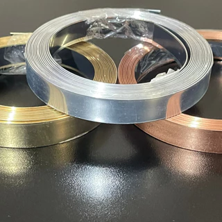 Fita Metalizada De Pvc 6mm/ 11mm/ 15mm / 20mm / 27mm Com Dupla face / 5mts