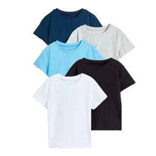 KIT 5 Camisetas Infantis Masculinas Levinhas Dia Dia Esportes e Brincadeiras em Oferta na Shopee