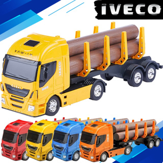 Caminhao Iveco HI-Way com Toras de Madeira - USUAL BRINQUEDOS