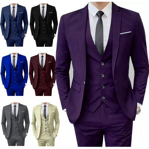 Terno Masculino Infantil KEYWANTS 5 Peças - Roxo Para Casamento E Festas