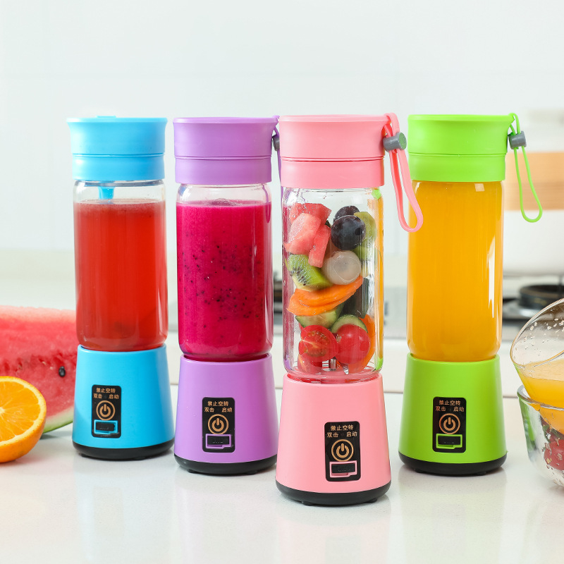 Mini Liquidificador Portátil Shake 6 Laminas + Cabo USB ENVIO pode escolher a cor