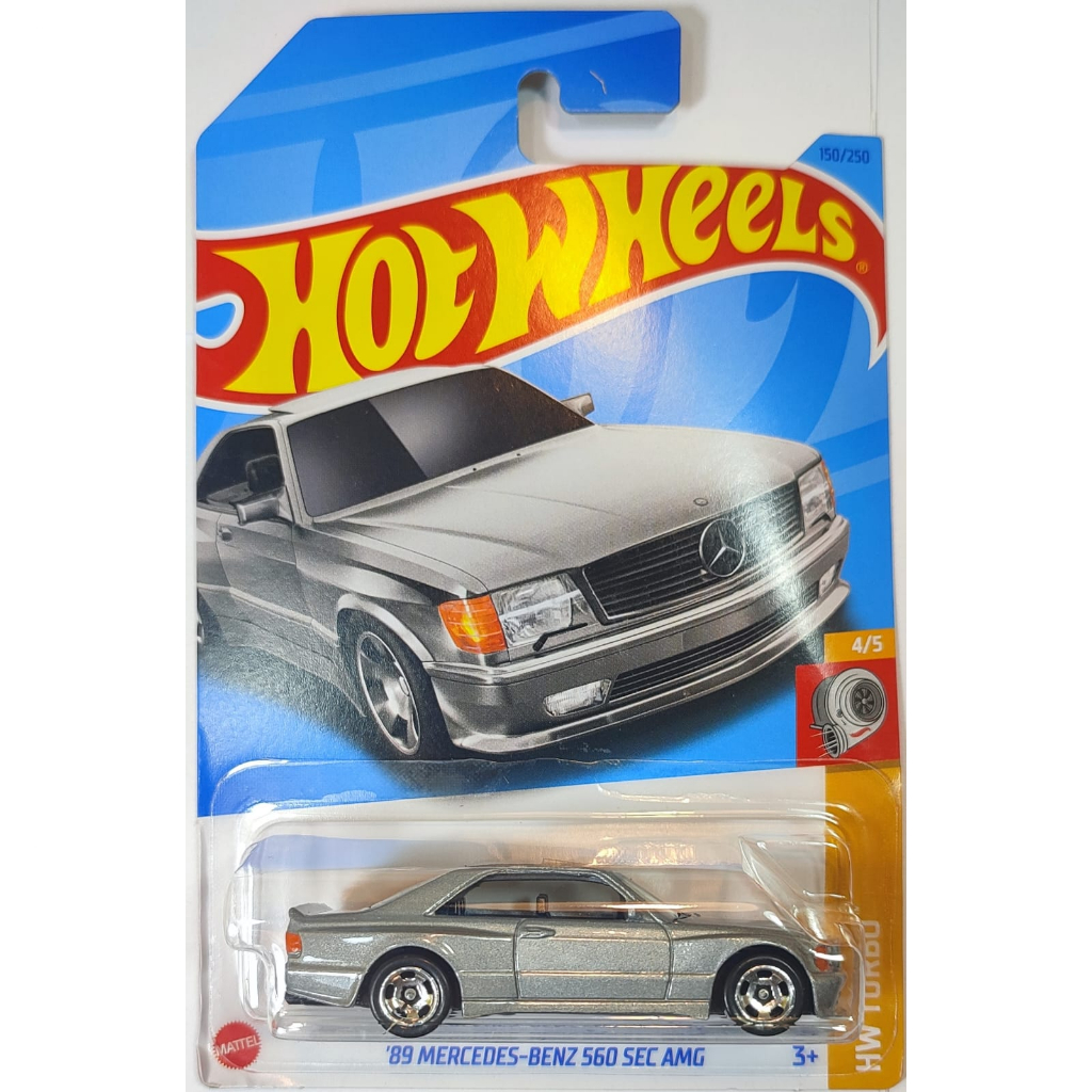 Hot Wheels 1/64 Mercedes 560 SEC AMG 1989 - Édition Mainline 2025 #2/5 - Neuf