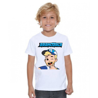 Camiseta Infantil para Meninas Familia Brancoala Promoção