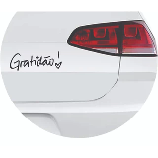 Adesivo De Carro MOTO Gratidão