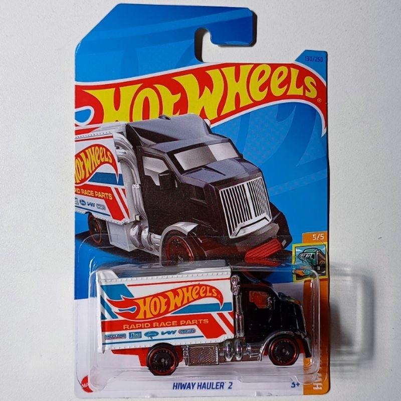 Hot Wheels Hiway Hauler 2 – HW Haulers 5/5, Transporter Mit Rapid Race Parts, Mattel 2023