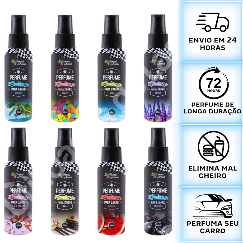 Perfume Automotivo Spray Borrifador Cheirinho Para Carros Ml Shopee Brasil