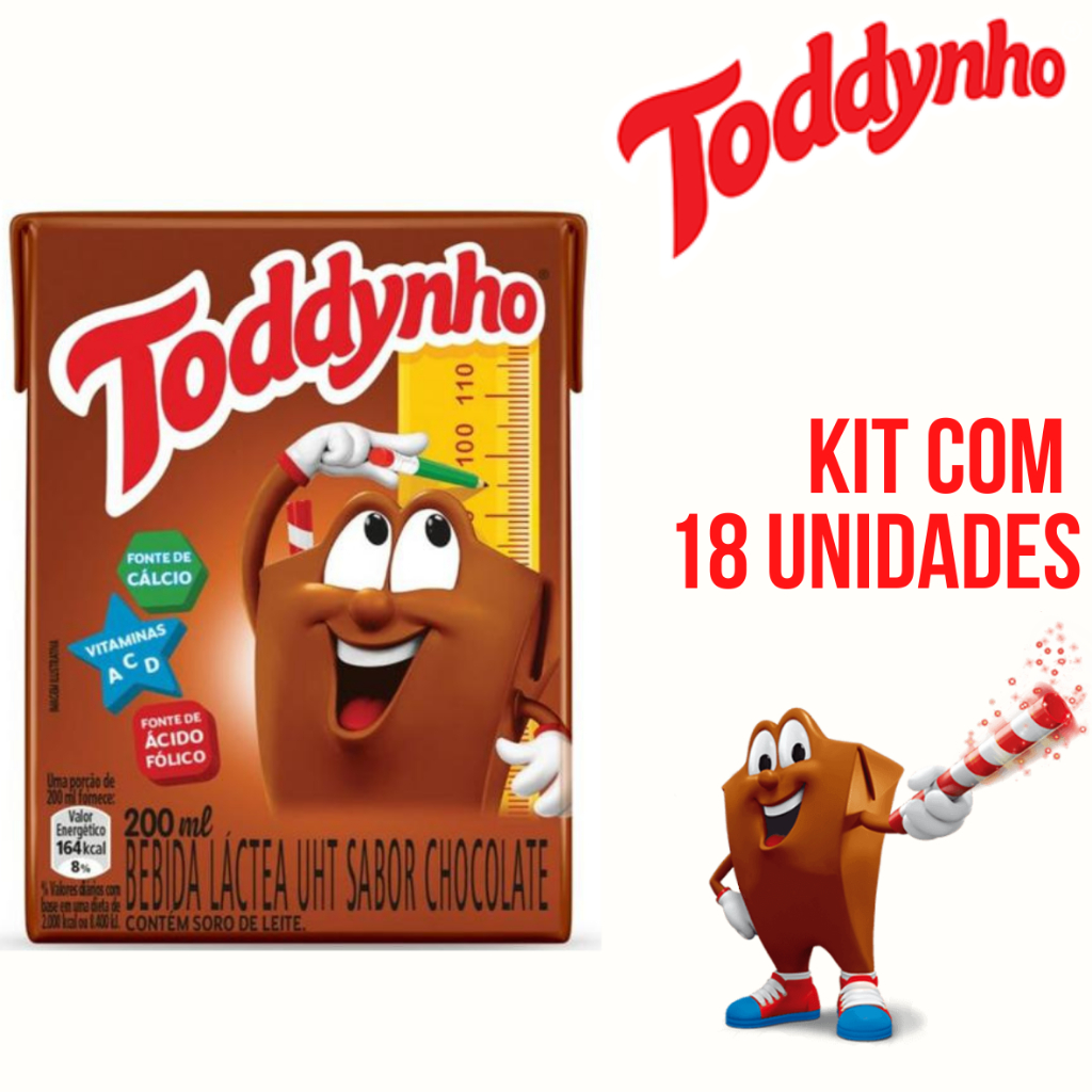 Bebida Láctea Toddynho Chocolate 200ml – Distribuidora Ouro Fino