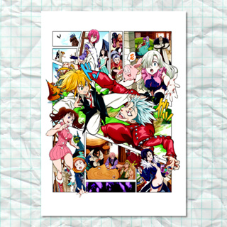 ♡ Poster Nanatsu no Taizai ♡ Os Sete Pecados Capitais ♡ The