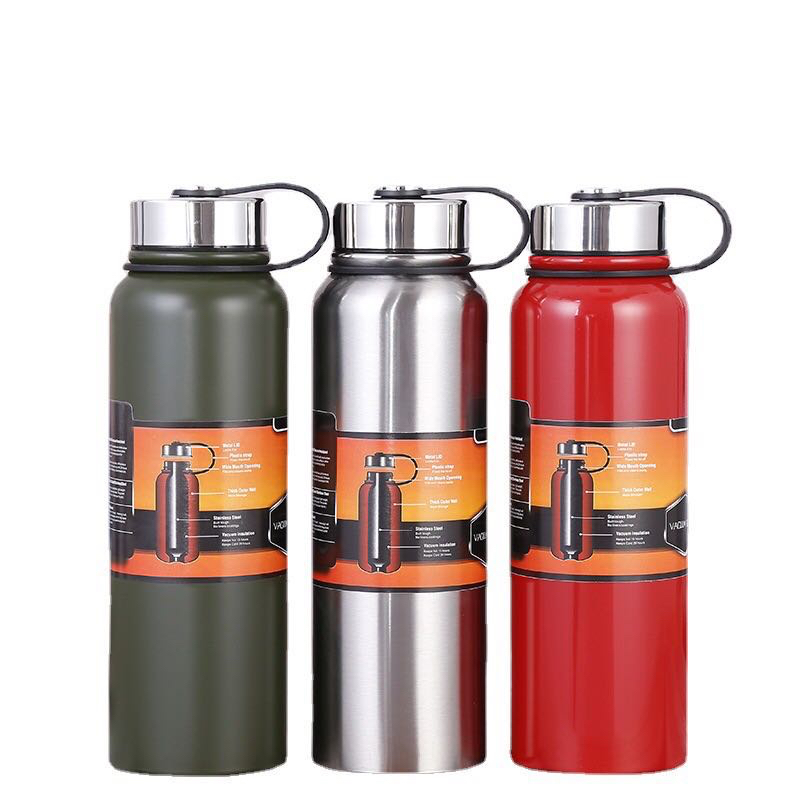 Garrafa de Água para Academia Térmica 900ml Vaccum Flask Quente e Frio ...