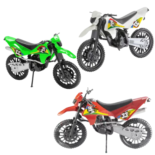 Moto Trilha Motocross Várias Cores 24cm - Bs Toys em Promoção na Americanas