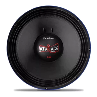 Alto Falante Woofer Bomber Atrack Bass 3.8K Azul 15 Pol 1900W Rms 4 Ohms