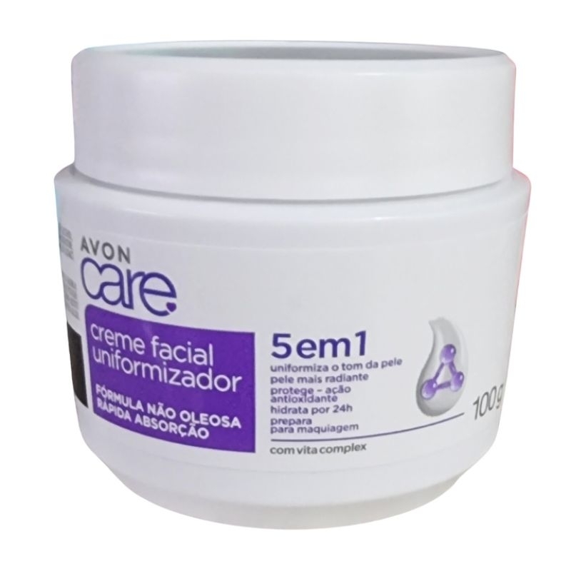 Creme Hidratante Facial Clareador Aclara Care- avon Dia e noite/ Creme  hidratante Uniformizador 100g