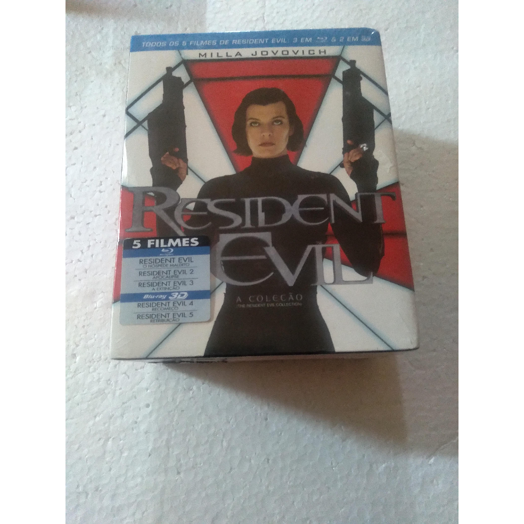 Coleção Blu-ray Resident Evil - 6 Filmes Originais Lacrados