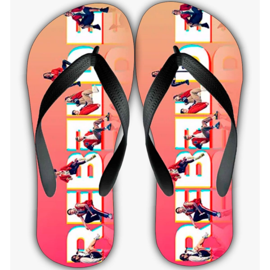 Chinelo Sandália Rebelde Rbd Banda Adulto E Infantil | Shopee Brasil