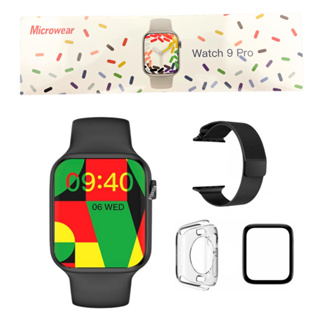 Relógio Inteligente Smartwatch W29 Pro Original Gps Película Case & Pulseira Metal
