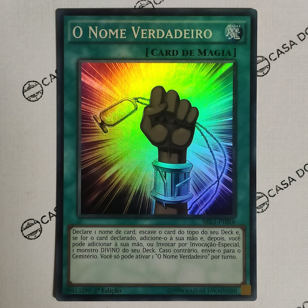 O Nome Verdadeiro, Yu-Gi-Oh!