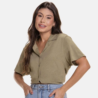 Camisa Social Feminina Confort Linho - Elegância e Conforto em Uma Peça!