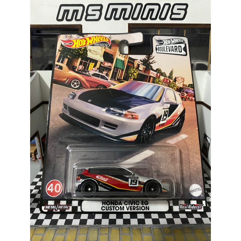 Hot Wheels Premium Boulevard - Honda Civic EG Custom Version