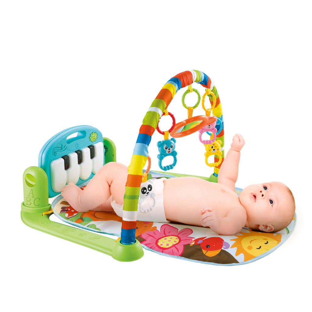 Tapete Atividades Piano Musical Infantil Bebê Ginasio Mobile