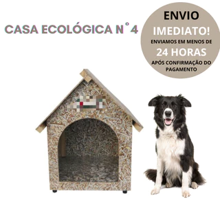 Casa/casinha para cachorro madeira ecológica modelo Desmontável Nº4