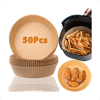 Papel Filtro Forro Fritadeira Airfryer 20cm Descartável 50pç