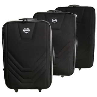 Kit 3 Mala de viagem 10kg 23kg e 32kg GRANDE MÉDIA e PEQUENA PMG Barata Rodinha Jogo Viagem VIllage