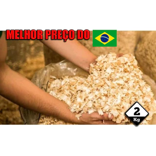 Serragem de Pinus Pacote com 2kg Maravilha para Hamster e Roedores