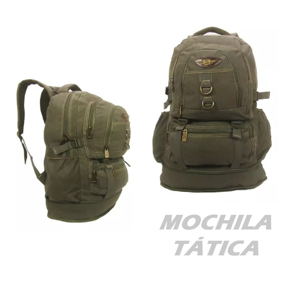 Mochila de Camping Viagem Trilha Bolsa Espaçosa Reforçada Divisória P