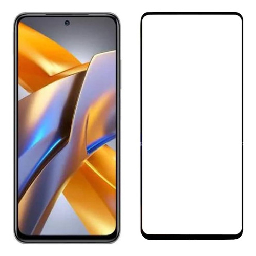 Pelicula De Vidro 9h 3d 9d Para Xiaomi Poco M5 / Poco M5s