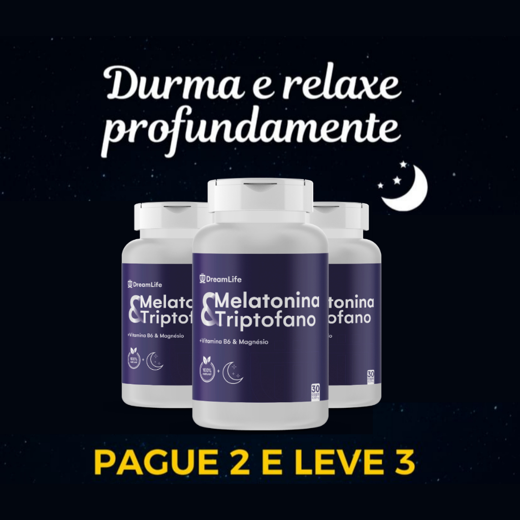 1 Melatonina + Vit B6 120 Cáps De 350mg Sono Bom Unilife