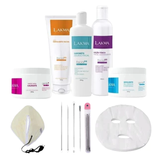 kit de Limpeza de Pele Lakma + Assessórios Completos