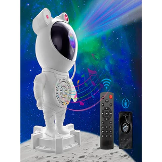 Projetor De Luz Astronauta Caixa De Som Bluetooth 2ªgeração