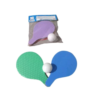 KIT 10 Pares de mini Raquetes e 10 bolinhas em MDF