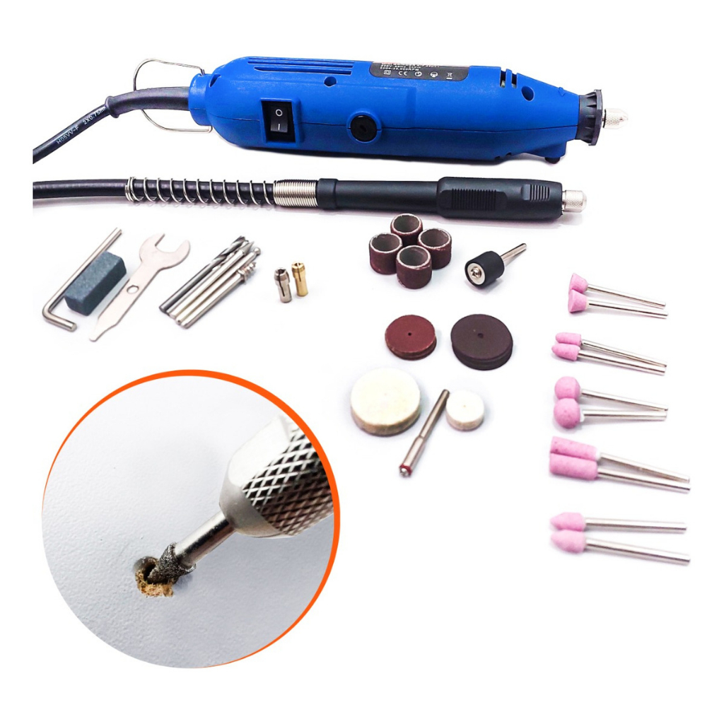 Kit Mini Micro Retifica Microretifica 110v e 220v | Shopee Brasil